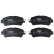 Brake Pad Set, disc brake GDB2122 TRW, Thumbnail 4