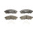 Brake Pad Set, disc brake GDB2124 TRW