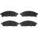 Brake Pad Set, disc brake GDB2124 TRW, Thumbnail 4
