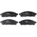 Brake Pad Set, disc brake GDB2124 TRW, Thumbnail 5