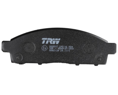 Brake Pad Set, disc brake GDB2124 TRW, Image 6