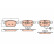 Brake Pad Set, disc brake GDB2127 TRW