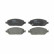 Brake Pad Set, disc brake GDB2135 TRW