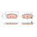 Brake Pad Set, disc brake GDB2135 TRW, Thumbnail 2