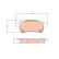 Brake Pad Set, disc brake GDB2136 TRW