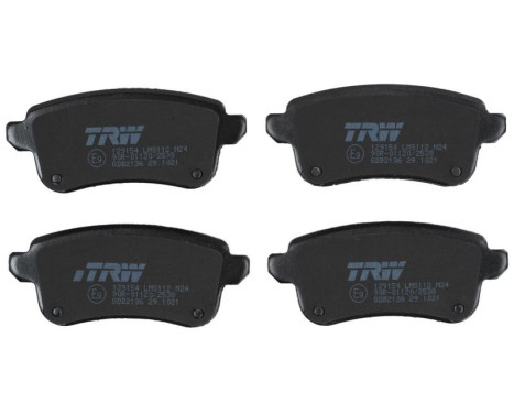 Brake Pad Set, disc brake GDB2136 TRW, Image 4