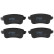 Brake Pad Set, disc brake GDB2136 TRW, Thumbnail 4