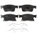 Brake Pad Set, disc brake GDB2139 TRW, Thumbnail 2
