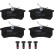 Brake Pad Set, disc brake GDB2140 TRW