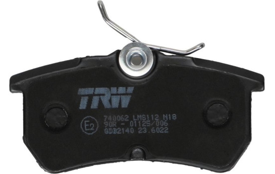 Brake Pad Set, disc brake GDB2140 TRW, Image 3
