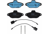 Brake Pad Set, disc brake GDB2141 TRW