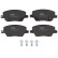 Brake Pad Set, disc brake GDB2151 TRW, Thumbnail 3