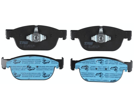 Brake Pad Set, disc brake GDB2153 TRW, Image 4