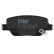 Brake Pad Set, disc brake GDB2156 TRW, Thumbnail 6