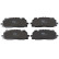 Brake Pad Set, disc brake GDB2158 TRW, Thumbnail 2
