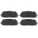 Brake Pad Set, disc brake GDB2158 TRW, Thumbnail 3