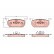 Brake Pad Set, disc brake GDB2159 TRW