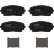 Brake Pad Set, disc brake GDB2160 TRW, Thumbnail 2