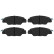 Brake Pad Set, disc brake GDB2163 TRW, Thumbnail 3