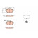 Brake Pad Set, disc brake GDB2164 TRW, Thumbnail 2