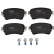 Brake Pad Set, disc brake GDB2166 TRW, Thumbnail 3