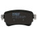 Brake Pad Set, disc brake GDB2166 TRW, Thumbnail 5