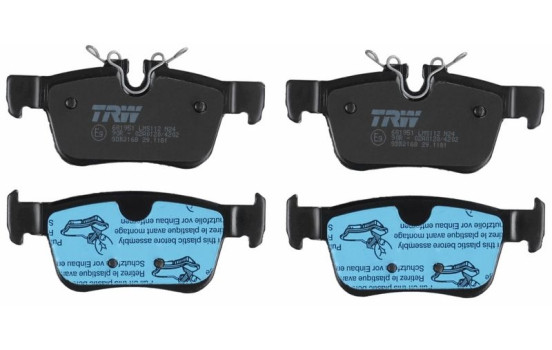 Brake Pad Set, disc brake GDB2168 TRW, Image 3
