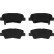 Brake Pad Set, disc brake GDB2173 TRW, Thumbnail 2