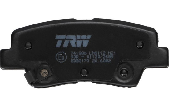 Brake Pad Set, disc brake GDB2173 TRW, Image 3