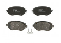 Brake Pad Set, disc brake GDB2175 TRW