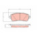 Brake Pad Set, disc brake GDB2176 TRW