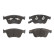 Brake Pad Set, disc brake GDB2177 TRW