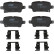 Brake Pad Set, disc brake GDB2180 TRW, Thumbnail 3