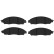 Brake Pad Set, disc brake GDB2182 TRW, Thumbnail 4