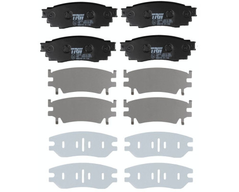 Brake Pad Set, disc brake GDB2183 TRW, Image 2