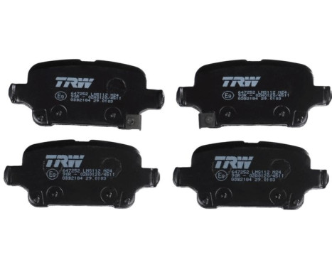 Brake Pad Set, disc brake GDB2184 TRW, Image 4