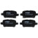 Brake Pad Set, disc brake GDB2184 TRW, Thumbnail 4