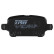 Brake Pad Set, disc brake GDB2184 TRW, Thumbnail 5