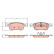 Brake Pad Set, disc brake GDB2186 TRW, Thumbnail 2