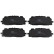 Brake Pad Set, disc brake GDB2190 TRW