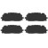 Brake Pad Set, disc brake GDB2190 TRW, Thumbnail 3