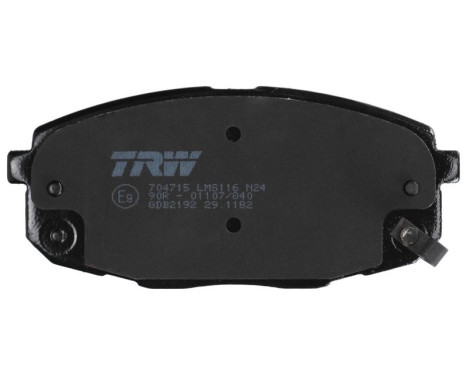 Brake Pad Set, disc brake GDB2192 TRW, Image 4