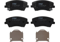 Brake Pad Set, disc brake GDB2203 TRW