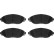 Brake Pad Set, disc brake GDB2219 TRW, Thumbnail 2