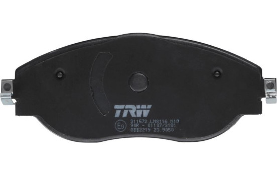 Brake Pad Set, disc brake GDB2219 TRW, Image 3