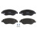 Brake Pad Set, disc brake GDB2228 TRW