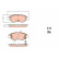 Brake Pad Set, disc brake GDB2228 TRW, Thumbnail 2