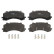 Brake Pad Set, disc brake GDB2235 TRW