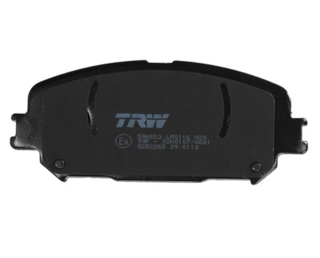 Brake pad set, disc brake GDB2268 TRW, Image 4