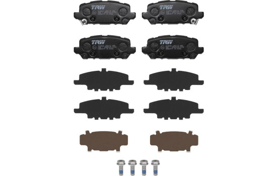 Brake pad set, disc brake GDB2279 TRW